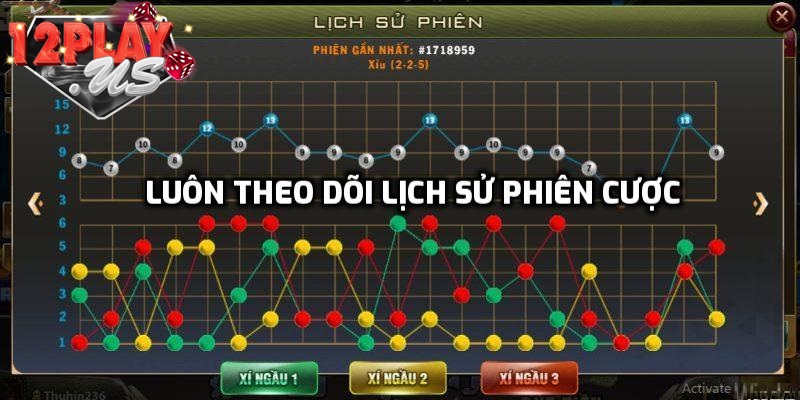 Thường xuyên xem lịch sử phiên cược