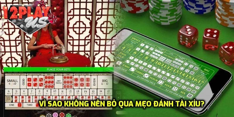 Lý do anh em nên học mẹo chơi Tài Xỉu 12PLAY